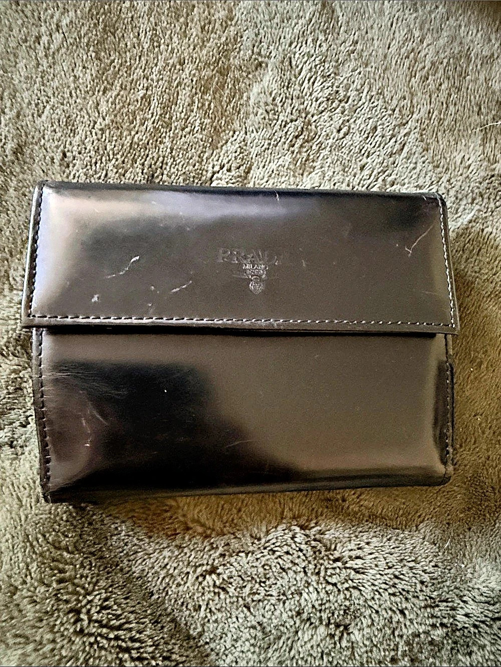 Prada Black Leather Wallet